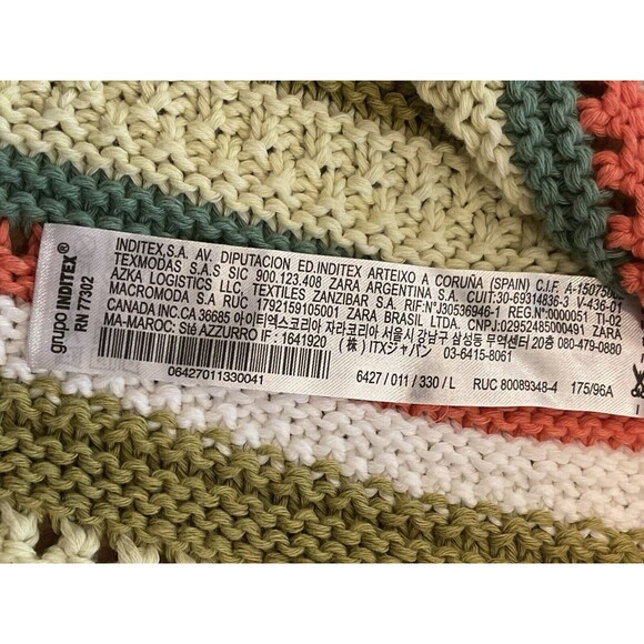 ZARA boho chic festival crochet mini dress with pockets Size Large NWT - Picture 9 of 13